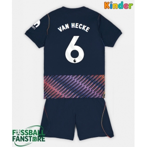 Tottenham Hotspur Jan Paul van Hecke #6 Replik Auswärtstrikot Kinder 2026-27 Kurzarm (+ Kurze Hosen)